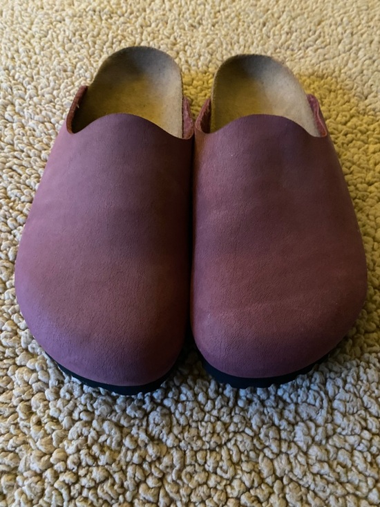 Birkis Amsterdam Plum Leather Slip-On Clog size 40! - Picture 2 of 13